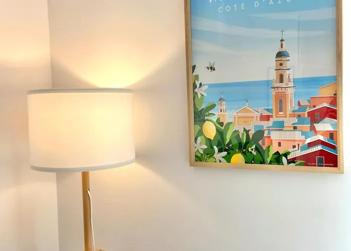 'cap Riviera' Proche Gare Et Centre Menton